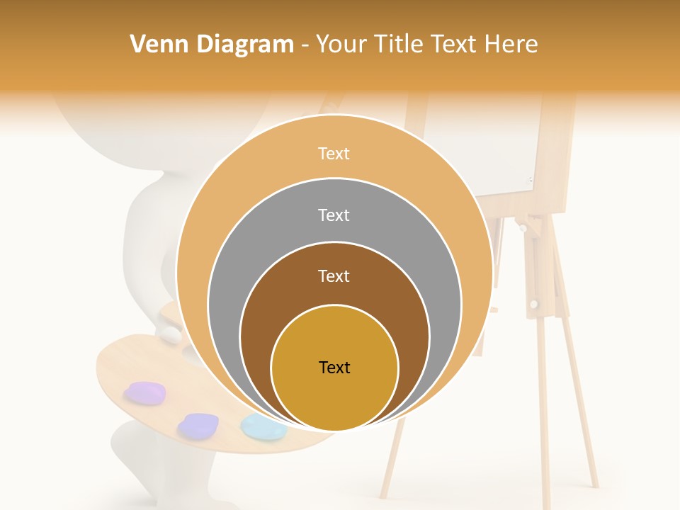A Person Holding A Paintbrush And A Paint Palette PowerPoint Template