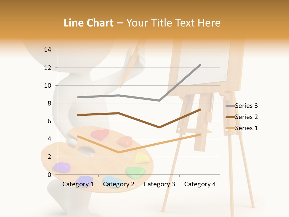 A Person Holding A Paintbrush And A Paint Palette PowerPoint Template