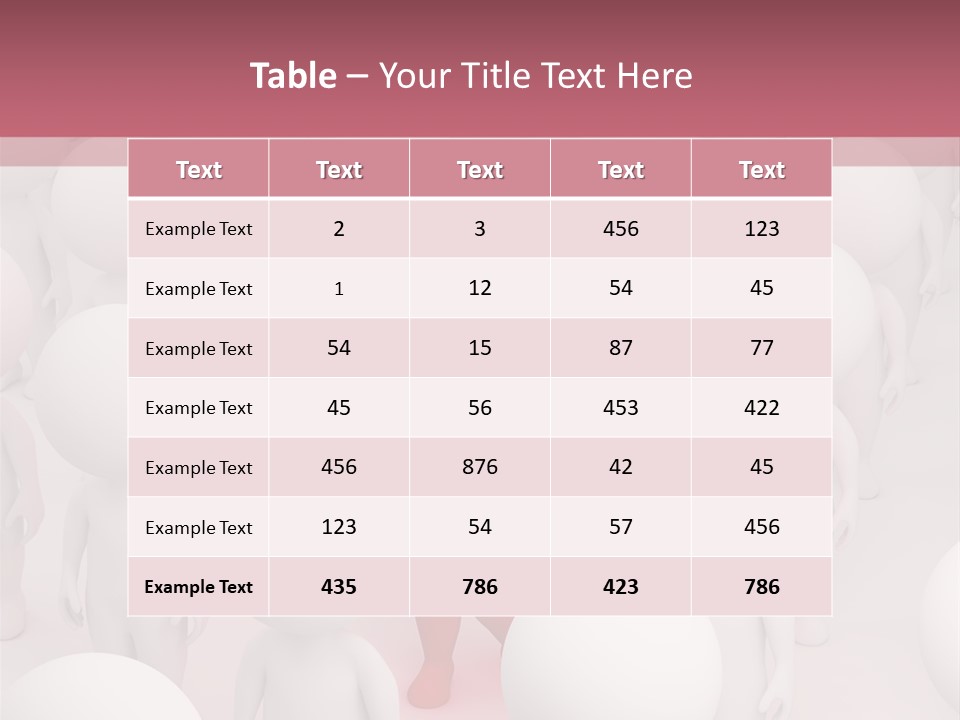 Different Business Individual PowerPoint Template