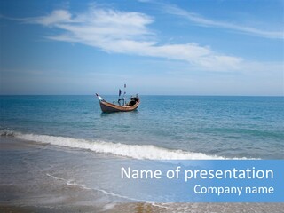 Sea Cloud Tropical PowerPoint Template