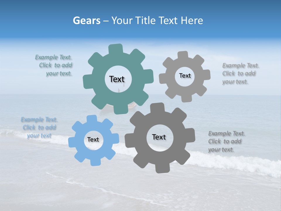 Sea Cloud Tropical PowerPoint Template