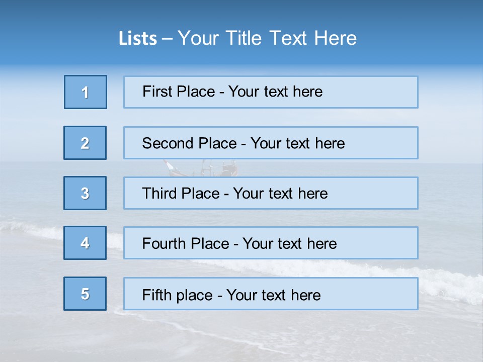 Sea Cloud Tropical PowerPoint Template