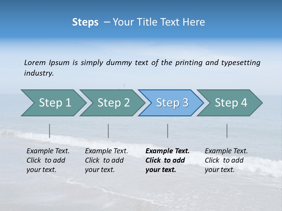 Sea Cloud Tropical PowerPoint Template
