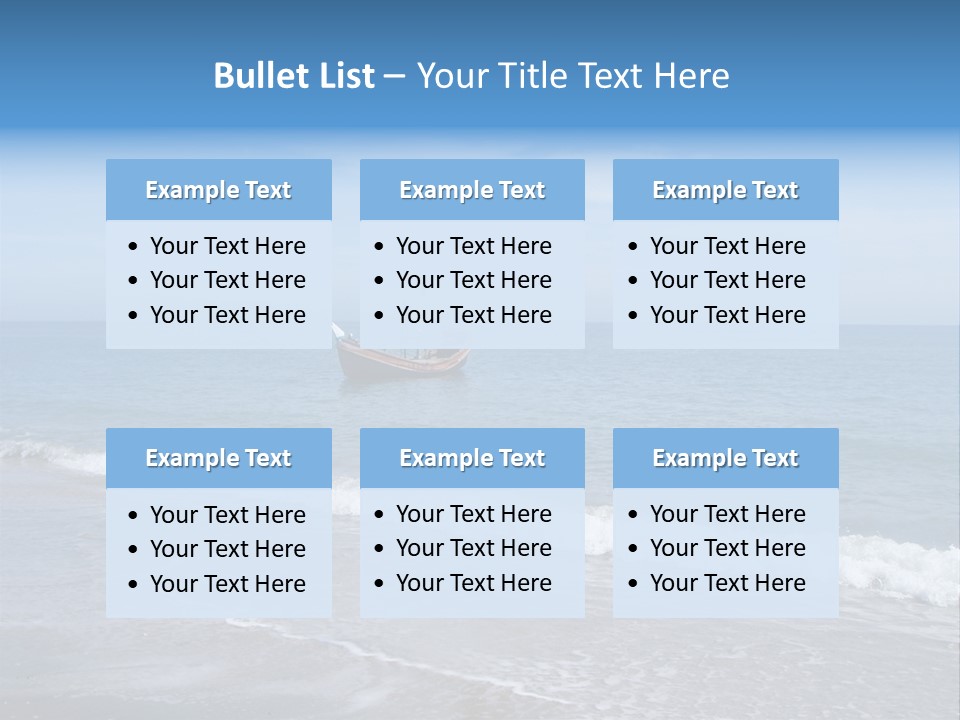 Sea Cloud Tropical PowerPoint Template