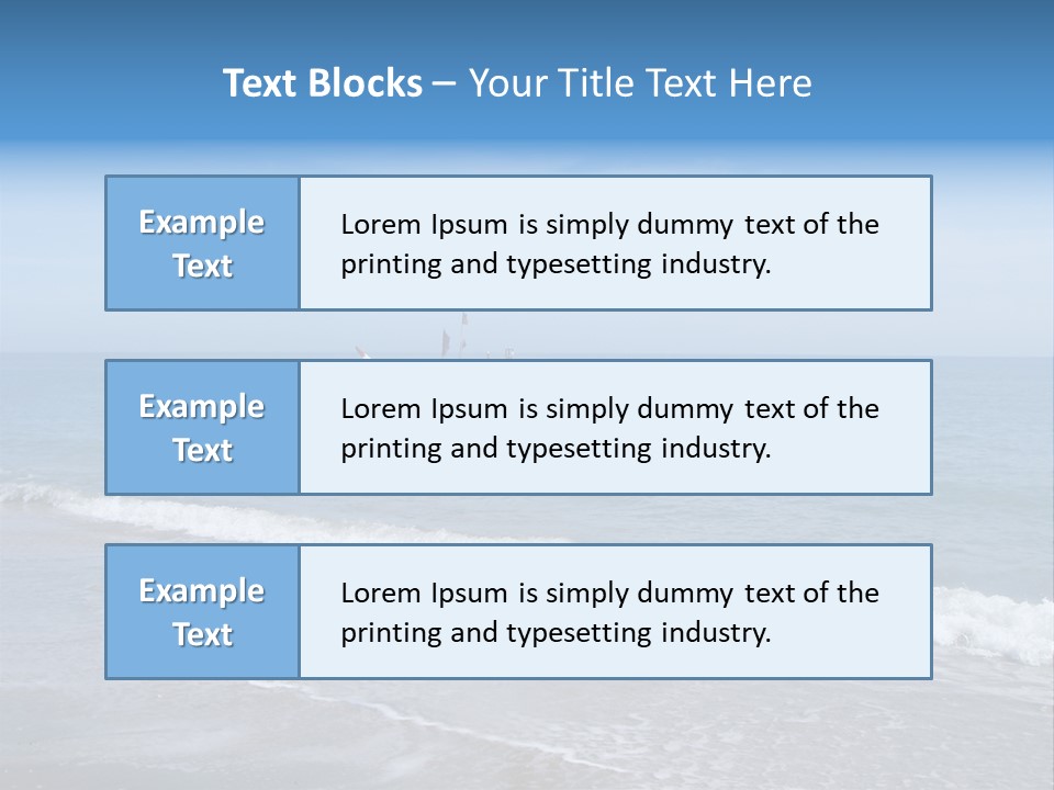 Sea Cloud Tropical PowerPoint Template