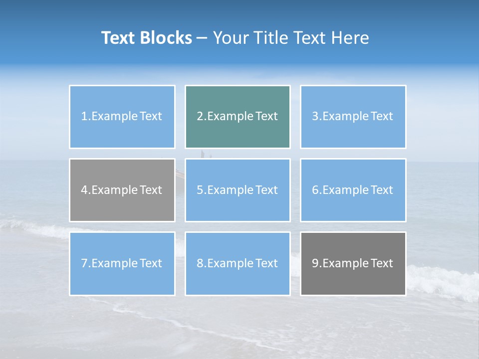 Sea Cloud Tropical PowerPoint Template