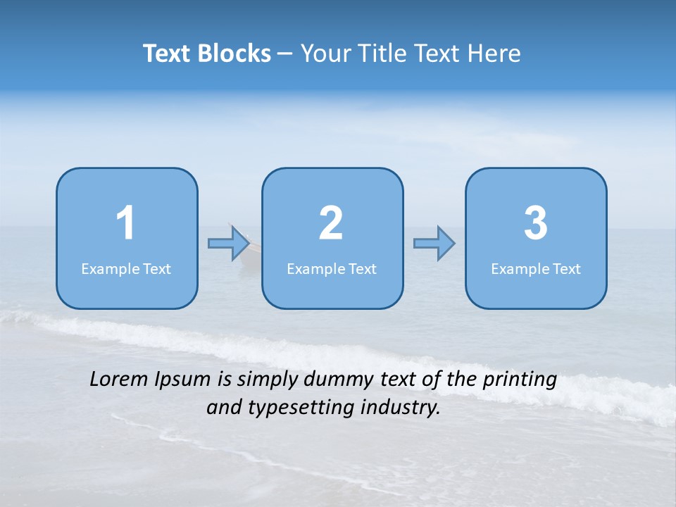 Sea Cloud Tropical PowerPoint Template