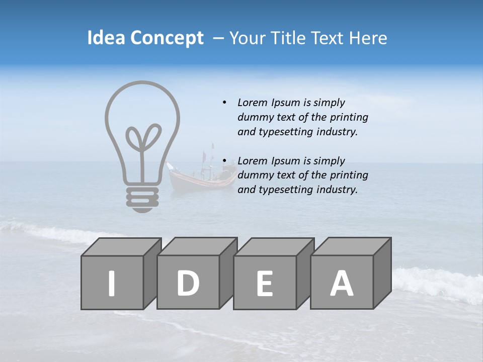 Sea Cloud Tropical PowerPoint Template