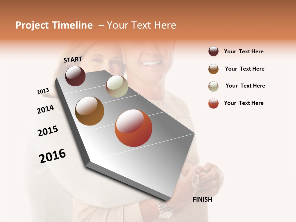 Pleasure Retire Couple PowerPoint Template