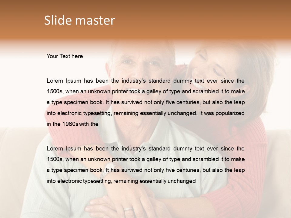 Background Pleasure Couple PowerPoint Template