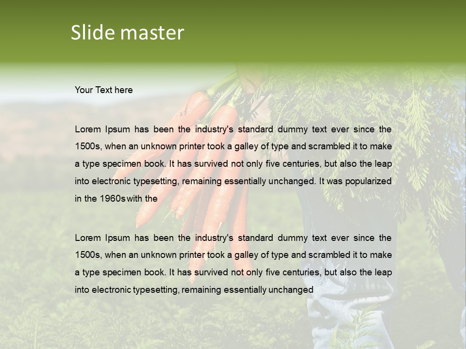 Plant  Agriculture PowerPoint Template