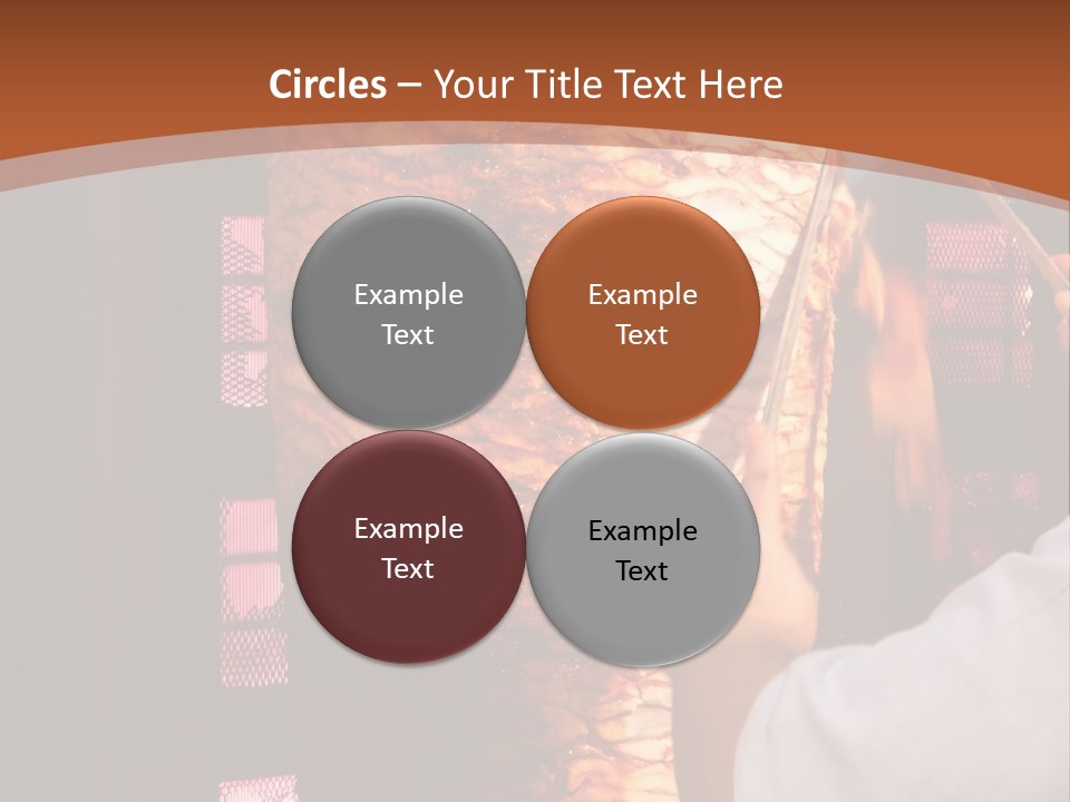 Halal Meat East PowerPoint Template