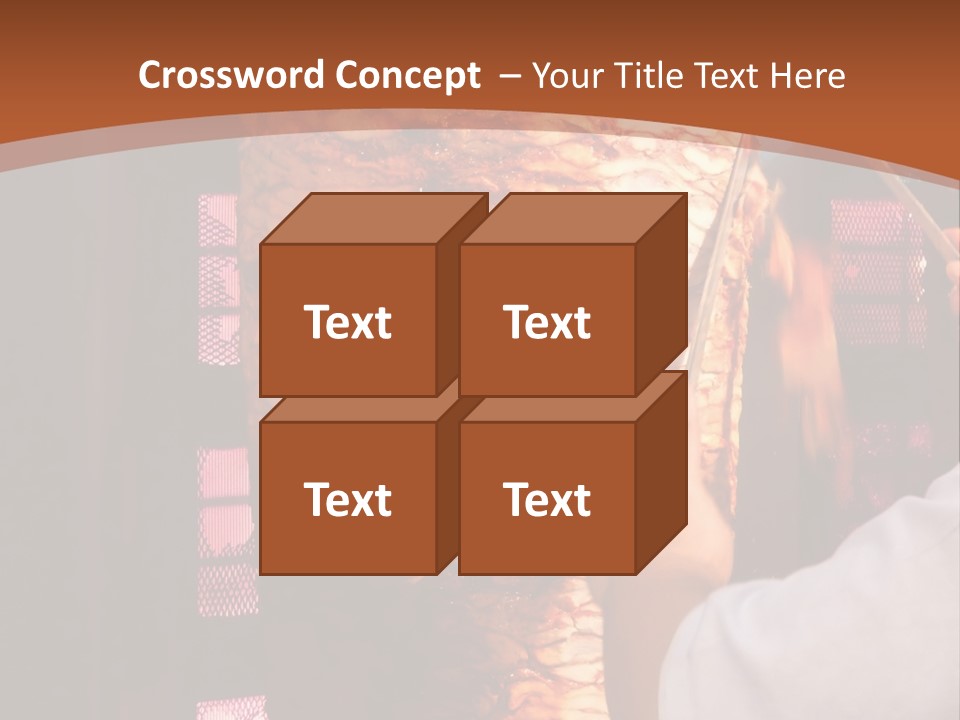 Halal Meat East PowerPoint Template