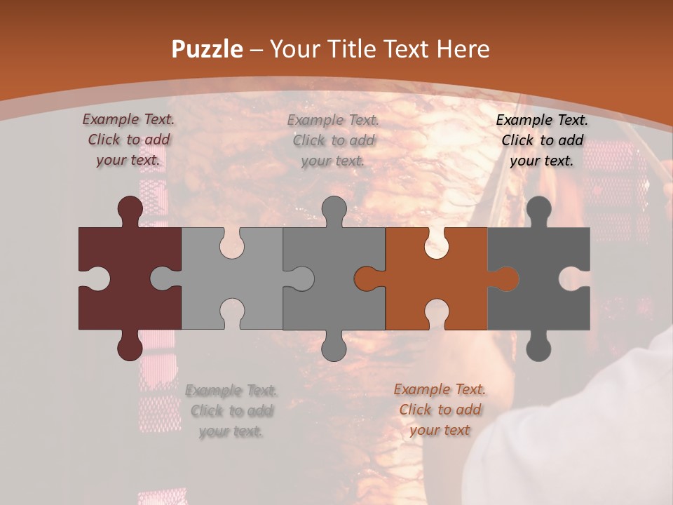 Halal Meat East PowerPoint Template