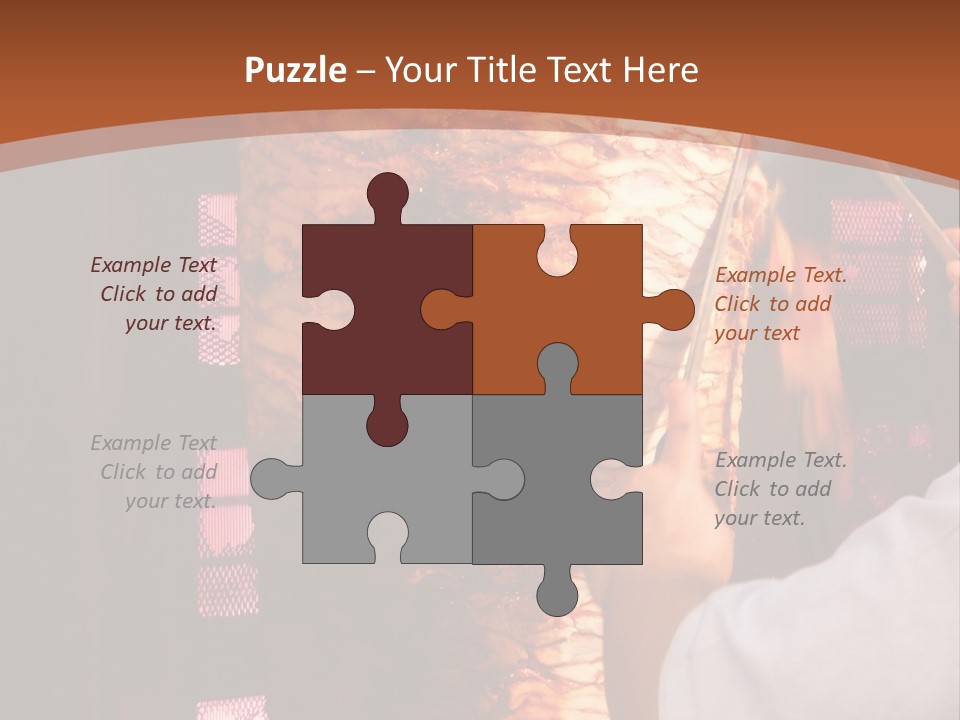 Halal Meat East PowerPoint Template