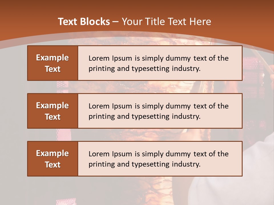 Halal Meat East PowerPoint Template