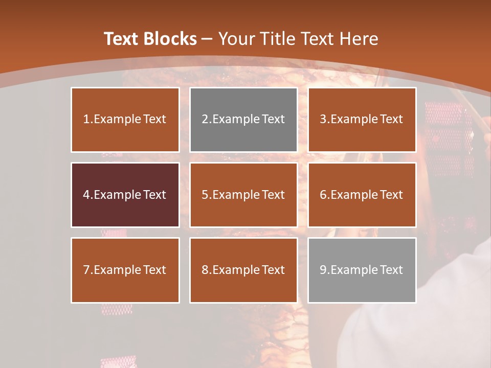 Halal Meat East PowerPoint Template