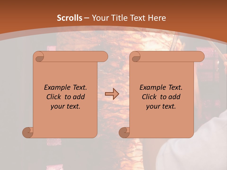 Halal Meat East PowerPoint Template