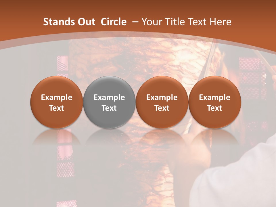 Halal Meat East PowerPoint Template