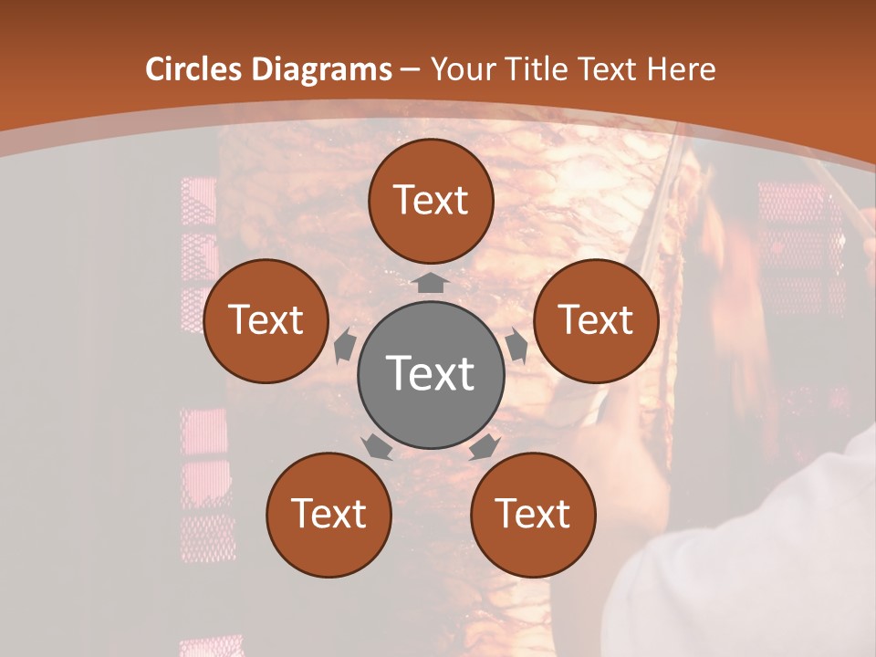 Halal Meat East PowerPoint Template