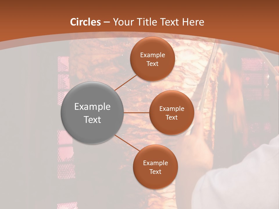 Halal Meat East PowerPoint Template