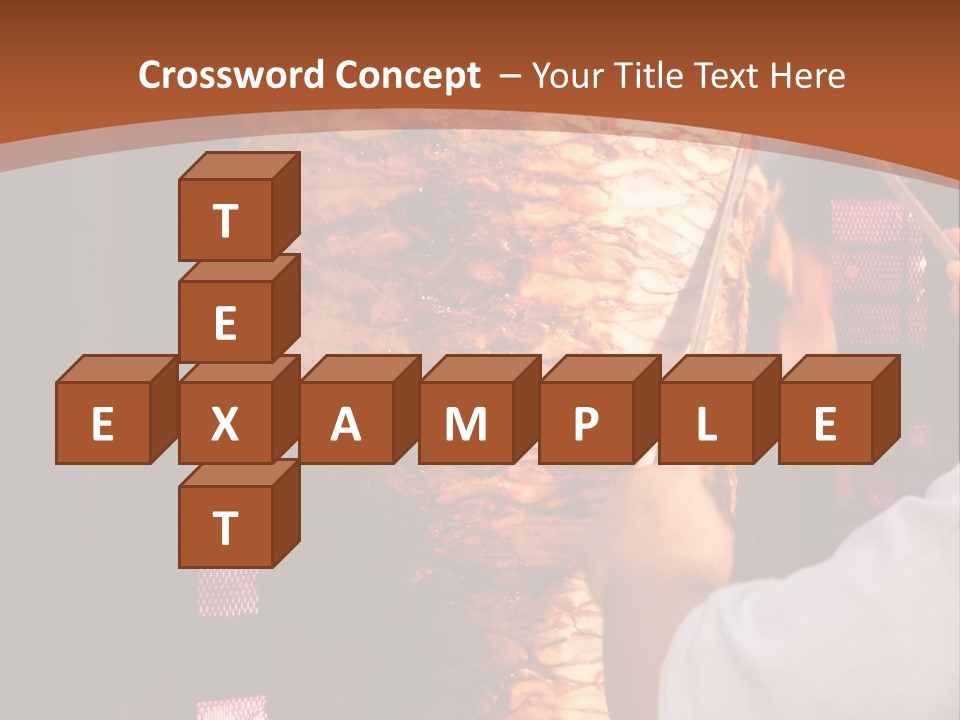 Halal Meat East PowerPoint Template