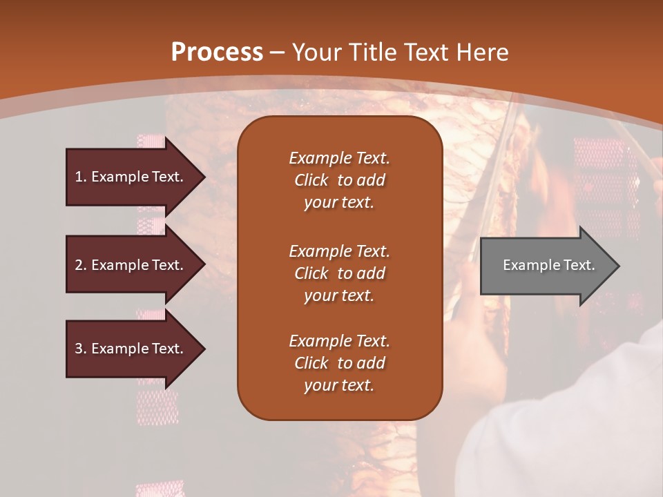Halal Meat East PowerPoint Template