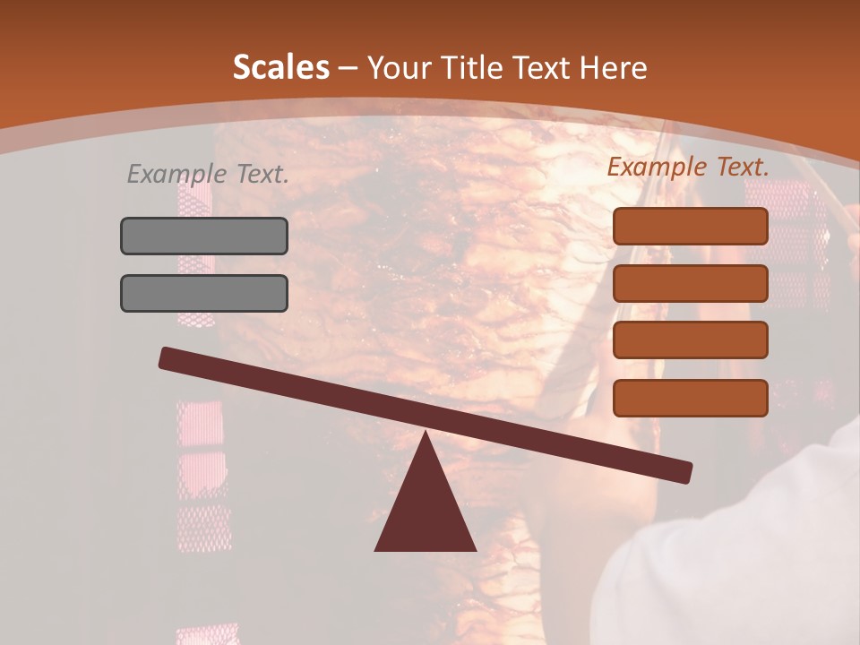 Halal Meat East PowerPoint Template