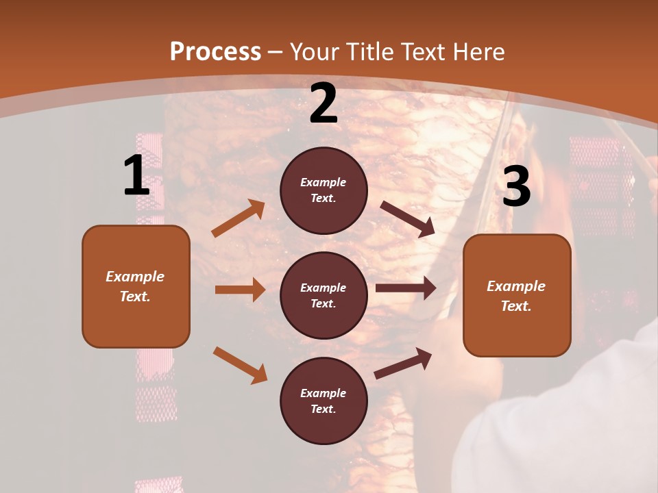 Halal Meat East PowerPoint Template