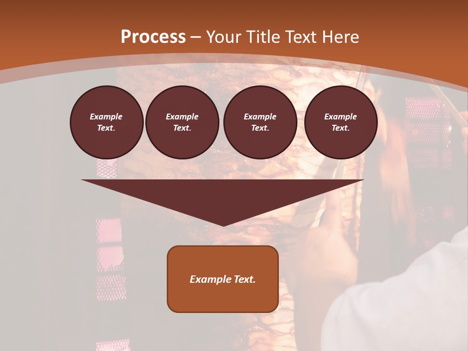 Halal Meat East PowerPoint Template