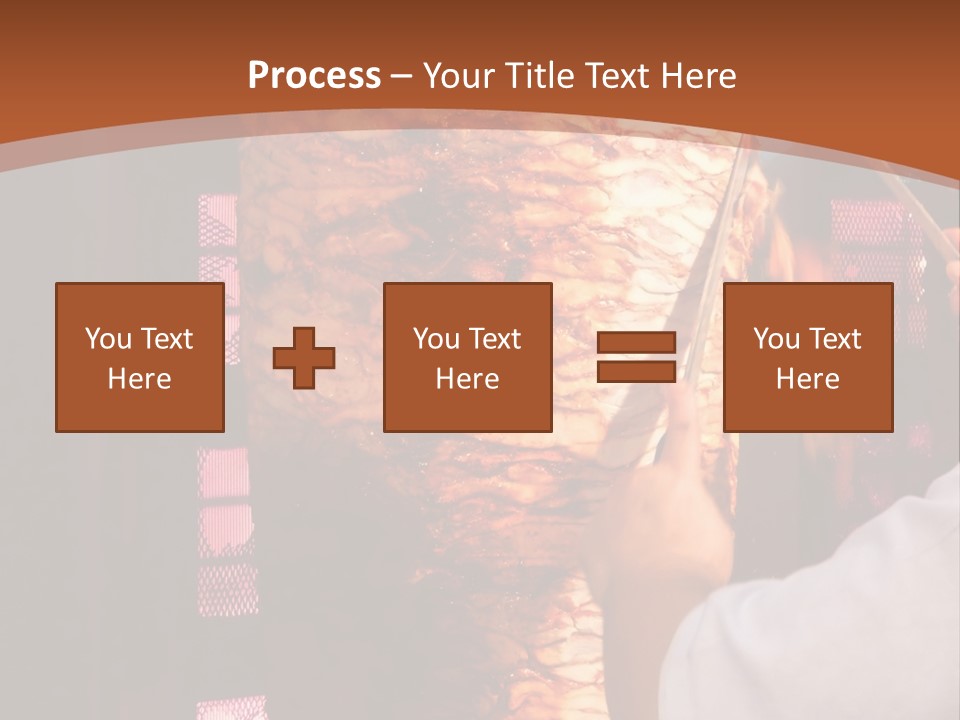 Halal Meat East PowerPoint Template