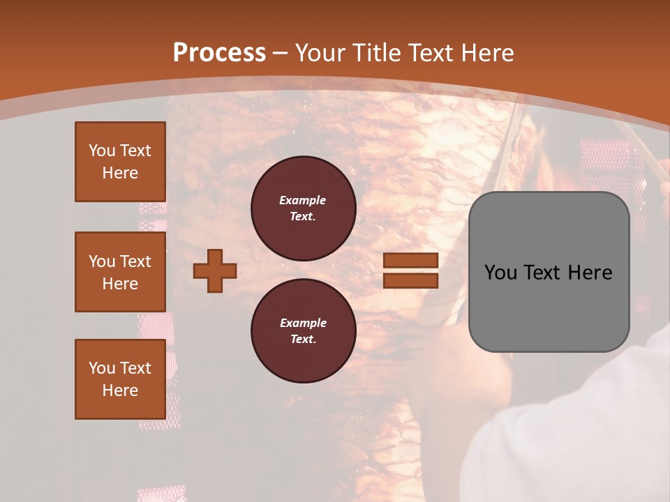 Halal Meat East PowerPoint Template