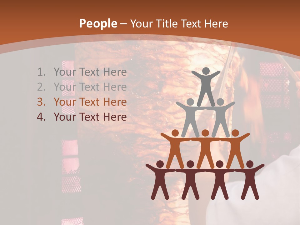 Halal Meat East PowerPoint Template