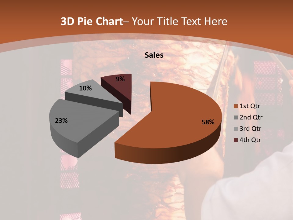 Halal Meat East PowerPoint Template