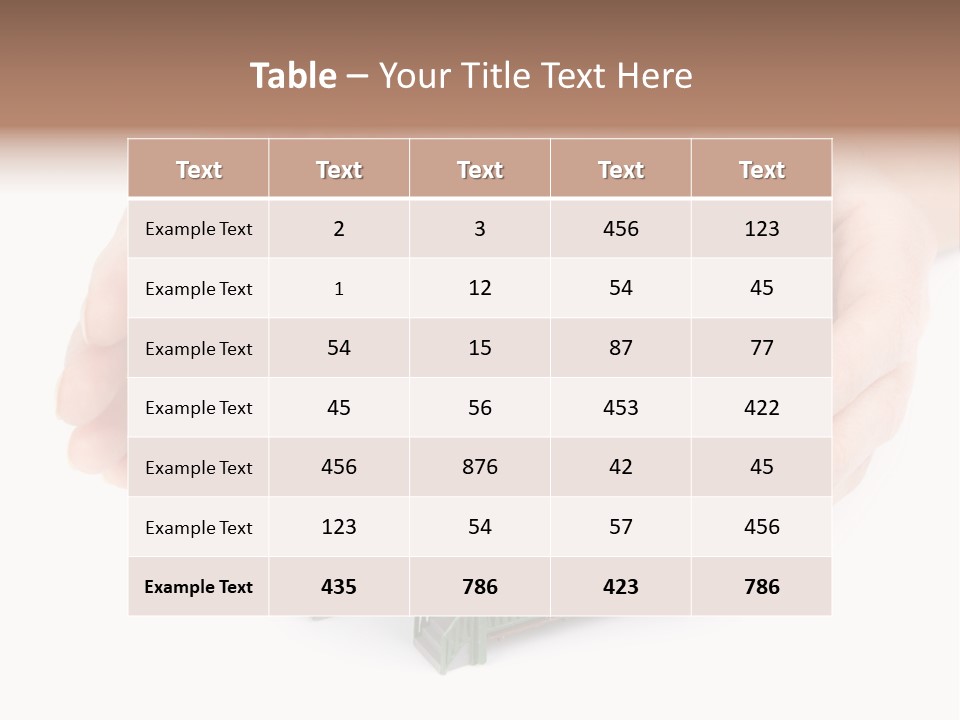 Preserving Transaction Insurance PowerPoint Template