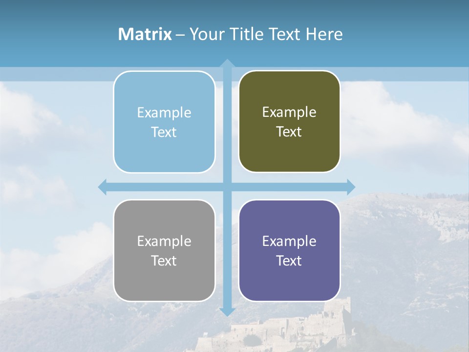 Nature Tourism Clouds PowerPoint Template