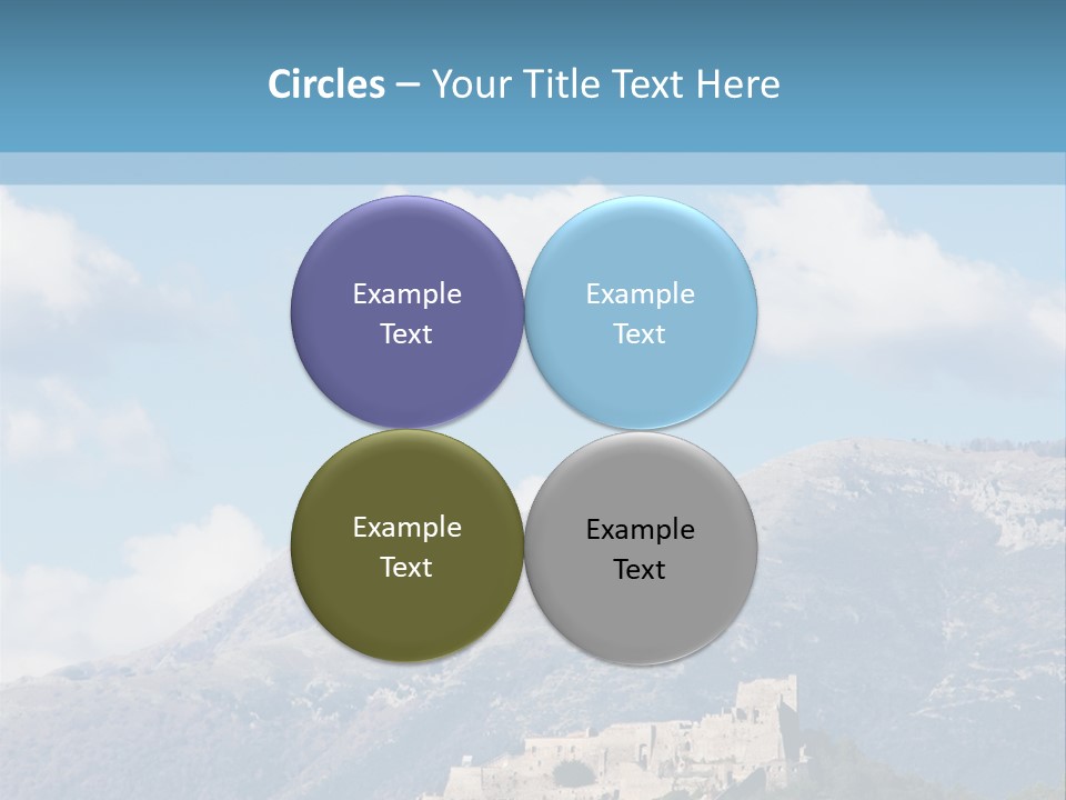 Nature Tourism Clouds PowerPoint Template