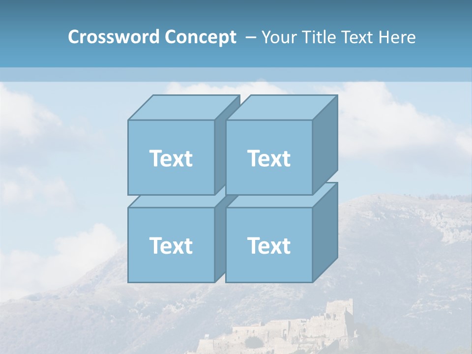 Nature Tourism Clouds PowerPoint Template