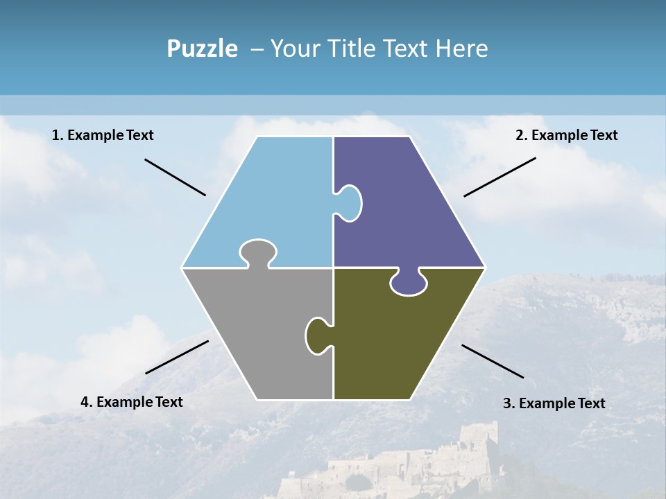 Nature Tourism Clouds PowerPoint Template