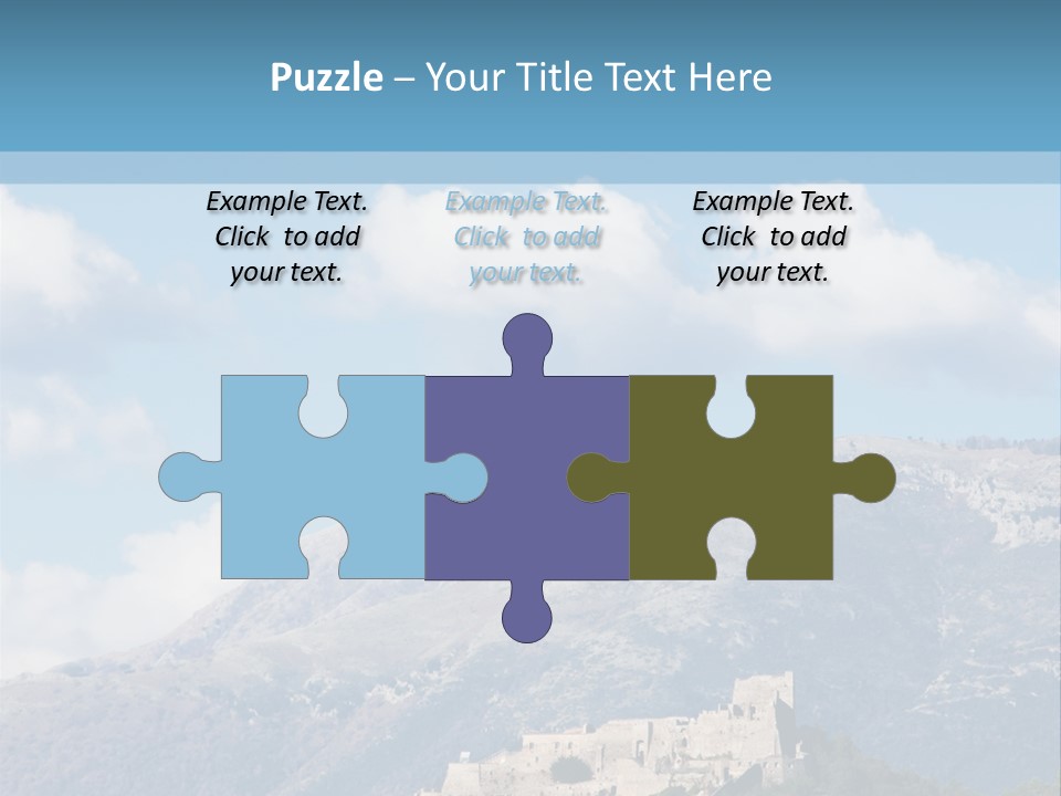 Nature Tourism Clouds PowerPoint Template