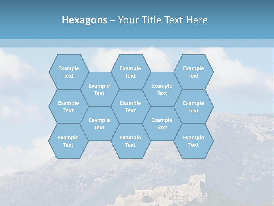 Nature Tourism Clouds PowerPoint Template