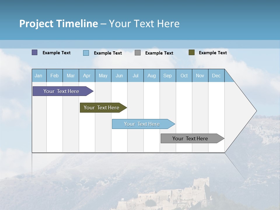 Nature Tourism Clouds PowerPoint Template
