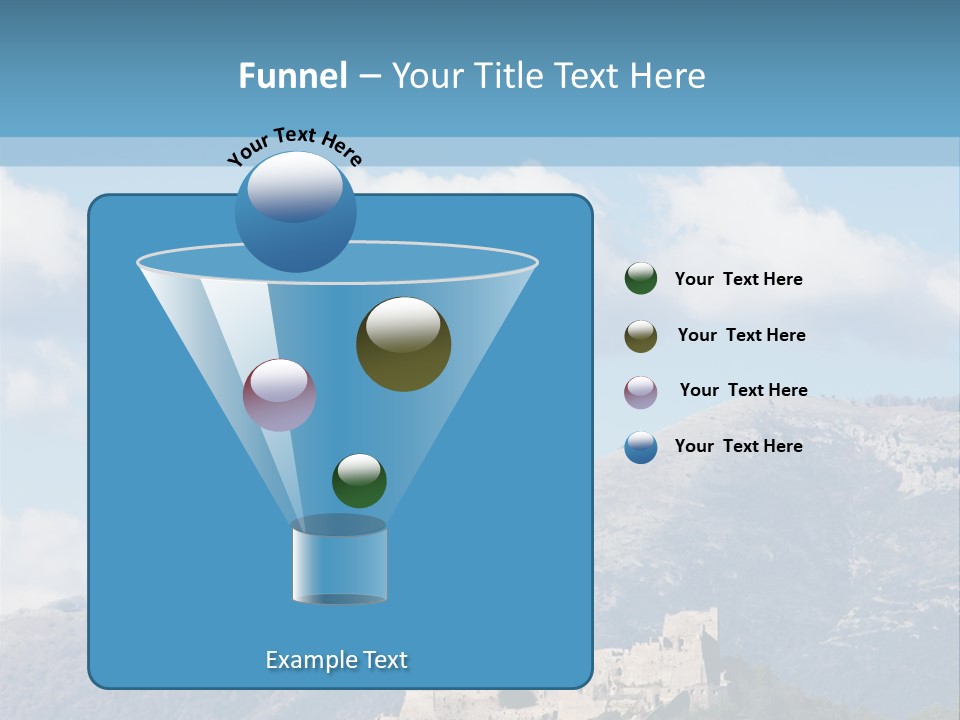 Nature Tourism Clouds PowerPoint Template