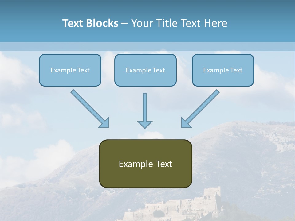 Nature Tourism Clouds PowerPoint Template