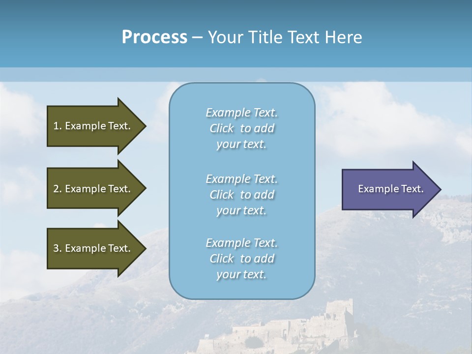 Nature Tourism Clouds PowerPoint Template