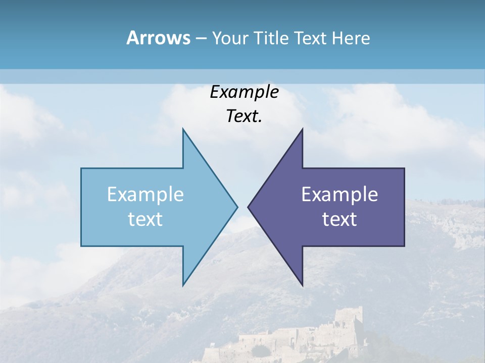 Nature Tourism Clouds PowerPoint Template