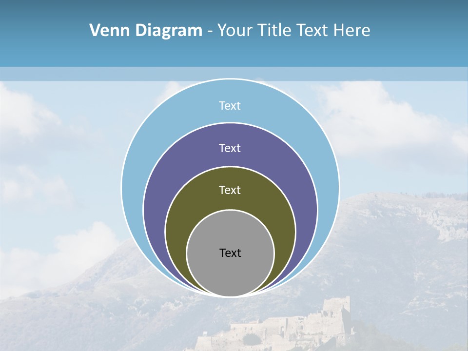 Nature Tourism Clouds PowerPoint Template