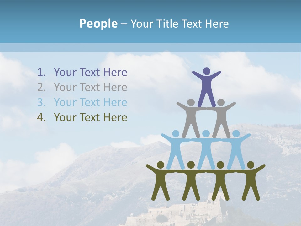 Nature Tourism Clouds PowerPoint Template