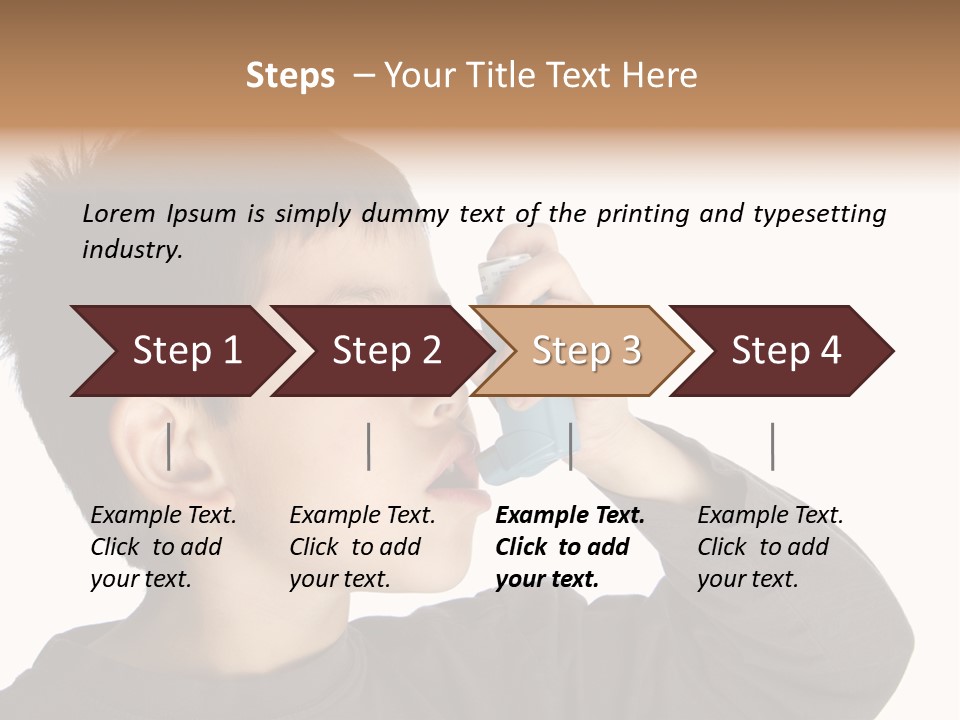 A Young Boy Holding A Cell Phone To His Ear PowerPoint Template