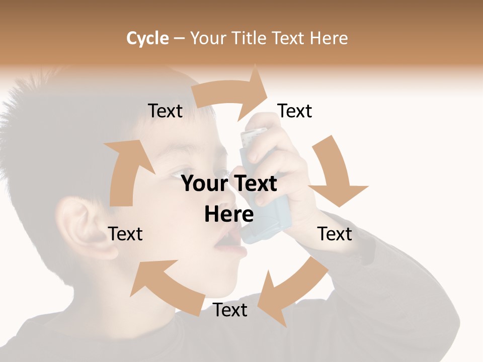 A Young Boy Holding A Cell Phone To His Ear PowerPoint Template